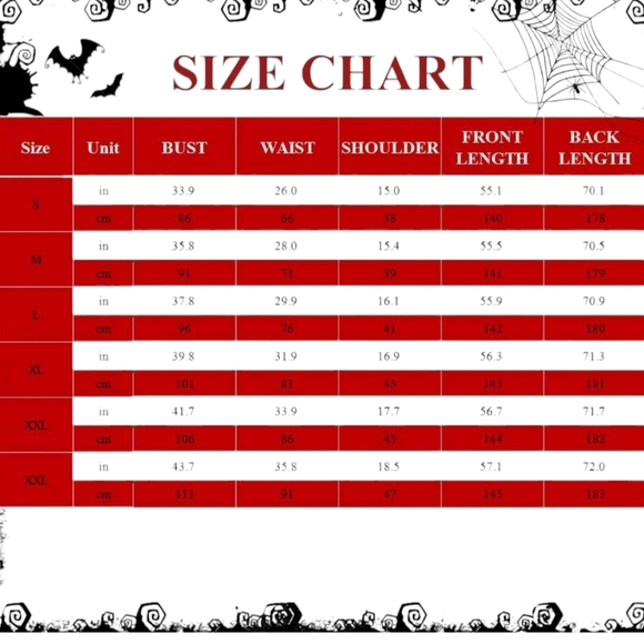 Black Gothic Dress - Picture 4 of 4